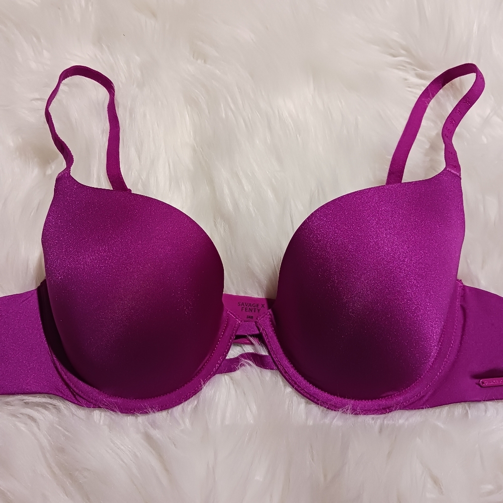 Fenty Savage X Size 34B Women's Bra Pink RN#157029